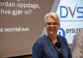 Åsne Midtbø Aas under Regional fagkonferanse i Kristiansand